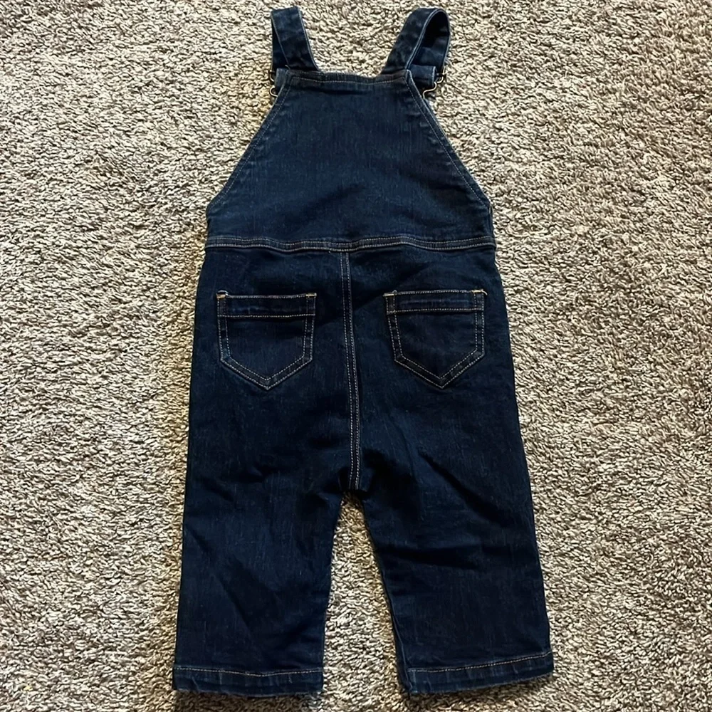 Hanna‎ Andersson Infant Denim Overalls 3-6M